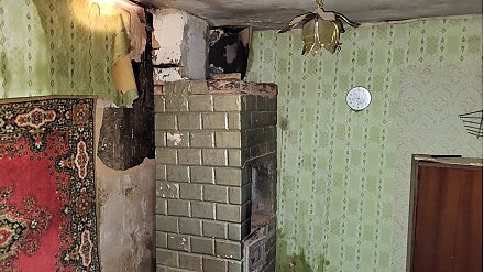 В Вороновском районе горела квартира