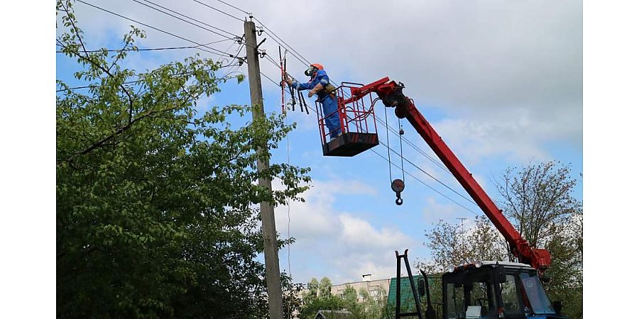 Электроснабжение в пострадавших от непогоды населенных пунктах восстановлено