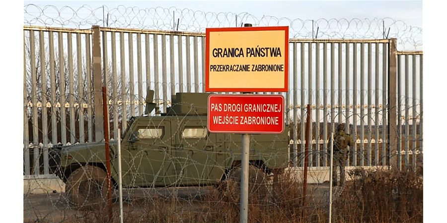 Польша начала строить новое заграждение на границе с Беларусью