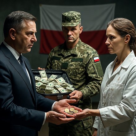 В Польше «спустили» деньги на забор и Украину, а пациентов больниц теперь морят голодом