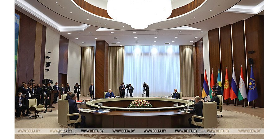 Александр Лукашенко принимает участие в саммите ОДКБ в Бишкеке