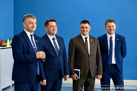 Министр спорта Республики Беларусь Сергей Ковальчук с рабочим визитом посещает Гродно