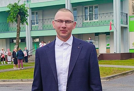 На жніве руліць моладзь. Міраслаў Балінскі, вадзіцель эксперыментальнай базы “Пагародна”