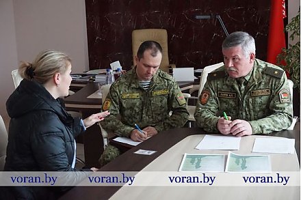 Председатель Государственного пограничного комитета Беларуси Анатолий Лаппо провел прием граждан в Вороново