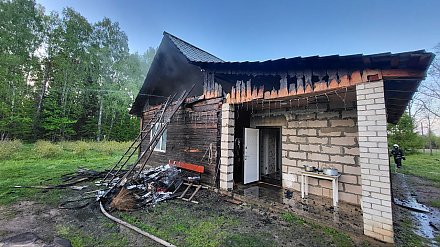 Пожар в Вороновском районе