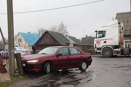 Соблюдайте дистанцию, водители! Сегодня в Радуни произошло ДТП