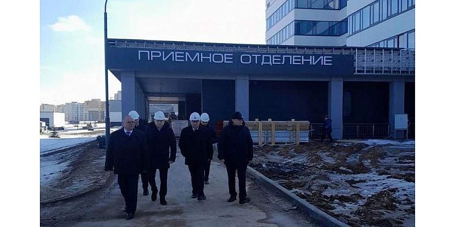 Председатель Комитета госконтроля Республики Беларусь Василий Герасимов ознакомился с ходом строительства новой клинической больницы в Гродно и работой нескольких сельхозпредприятий региона