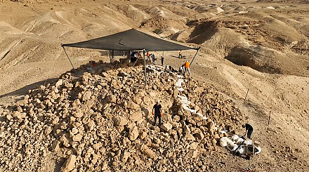 Загадочную пирамиду с сокровищами возрастом более 2 тыс. лет нашли археологи на берегу Мертвого моря