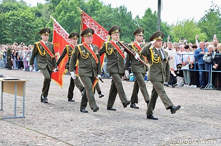 На Кургане Славы состоялась присяга Гродненского гарнизона