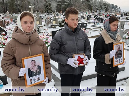 Одна звезда на двоих. В Вороновском районе продолжается патриотический проект «Красная звезда Героя»