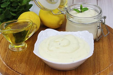 Без яиц и молока: рецепт постного майонеза
