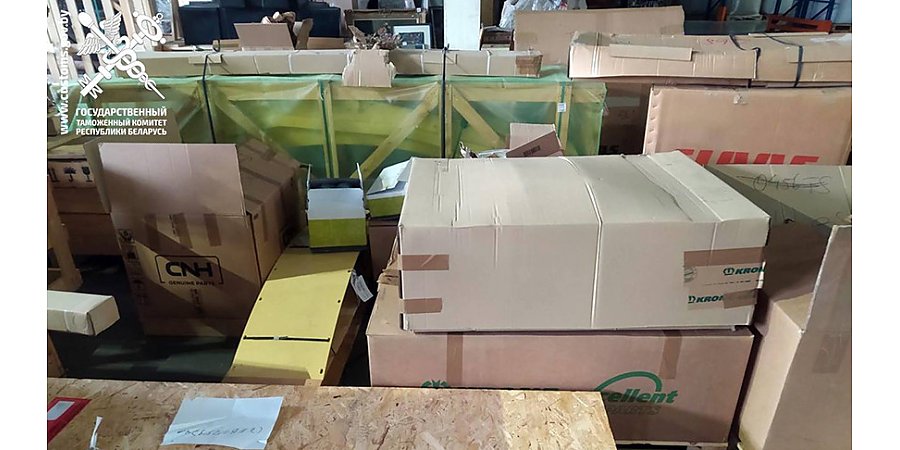 Гродненские таможенники пресекли попытку незаконного ввоза крупной партии запчастей для сельхозтехники