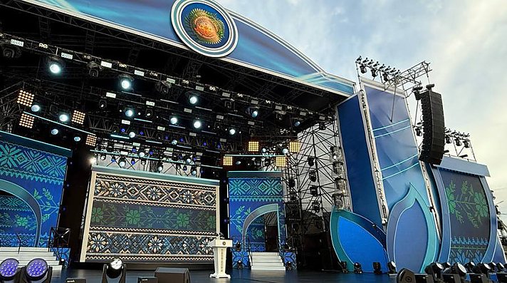 Александр Лукашенко приехал на праздник "Купалье" в Александрии