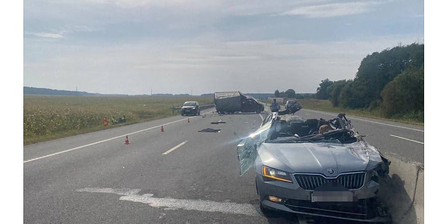 Следователи устанавливают обстоятельства ДТП на М6 в Лидском районе, в котором погиб водитель легковушки