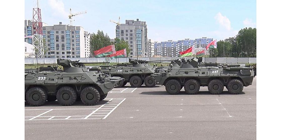 Репетиция "вальса" военной техники пройдет сегодня ночью в центре Гродно