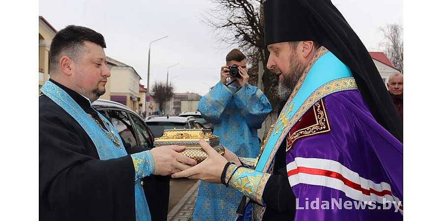 В Лиду прибыл ковчег с частицей Пояса Пресвятой Богородицы