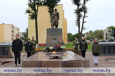 На Вороновщине стартовал Марафон памяти и единства поколений