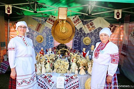 Гродненские мастера-ремесленники принимают участие в выставке-ярмарке «Город мастеров» на «Славянском базаре»