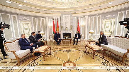 Александр Лукашенко на встрече с наследным принцем Омана: мы стали не просто партнерами, а уже друзьями