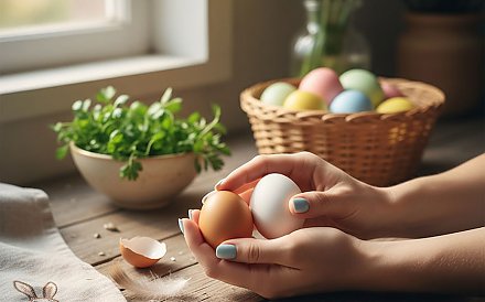 Лайфхак: как сделать коричневые яйца белыми