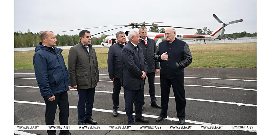 Александр Лукашенко в Микашевичах принимает участие в фестивале-ярмарке "Дажынкi-2024"