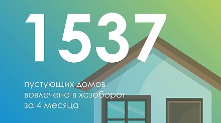 В Беларуси с начала года вовлекли в хозоборот более 1,5 тыс. пустующих домов