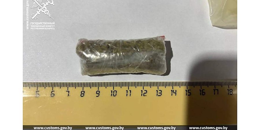 Гражданин Казахстана спрятал марихуану в носке. Его задержали на таможенном контроле