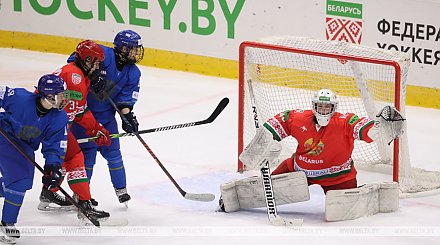 Хоккейная команда Беларуси-U17 обыграла Казахстан-U18 на Кубке Президентского спортивного клуба