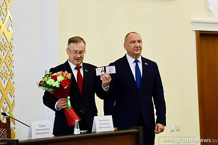 Судебному сообществу Гродненщины торжественно представили нового председателя областного суда Владимира Янковского