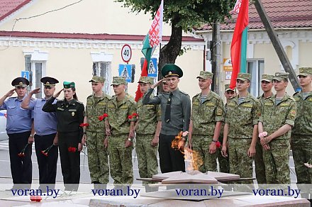 В Вороново прошел митинг-реквием, посвященный Дню всенародной памяти жертв Великой Отечественной войны и геноцида белорусского народа