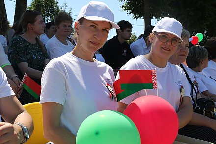  С праздником, любимая Беларусь! Говорят гости праздника ко Дню Независимости в Вороново