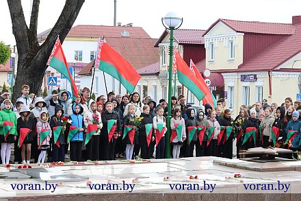 Дорогами боевой славы и памяти. В Вороновском районе стартовала автомотовелоэстафета «От памятника к памятнику»